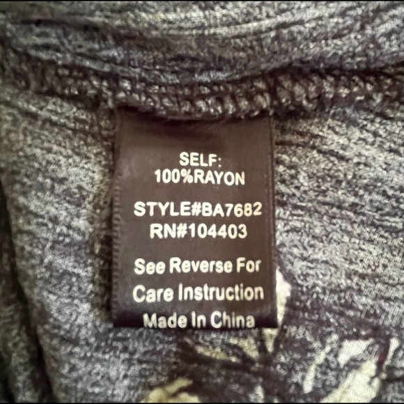 Blu Pepper Black Pink Cream Floral Casual Dress Boho Bohemian Small - Picture 5 of 5